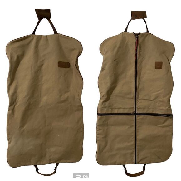 Jon hart two suiter garment bag canvas leather - Picture 1 of 16